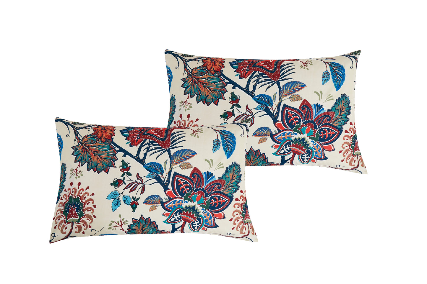 Printed Floral Microfiber Sheet Set with Deep Pocket