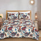 Printed Floral Microfiber Sheet Set with Deep Pocket
