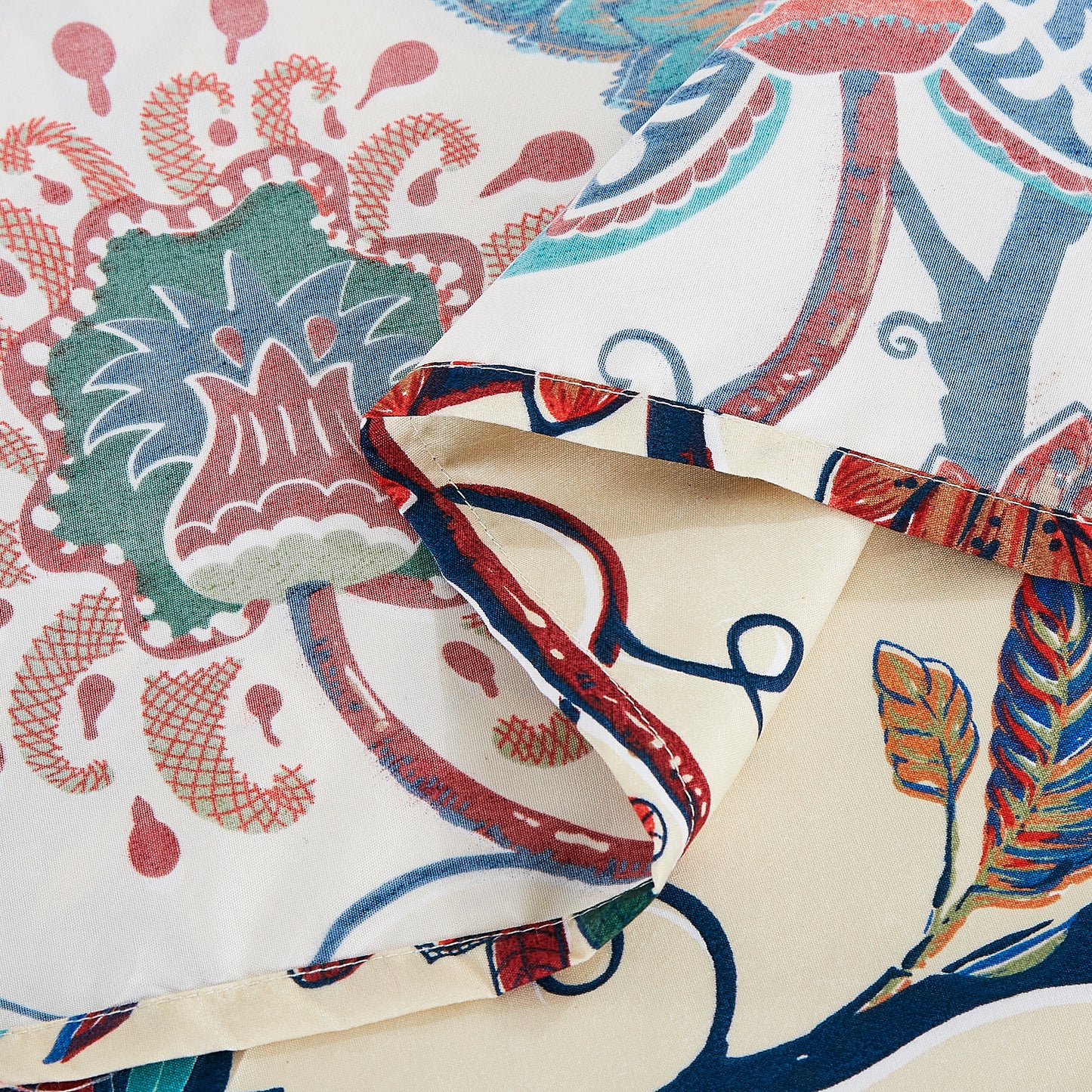 Printed Floral Microfiber Sheet Set with Deep Pocket