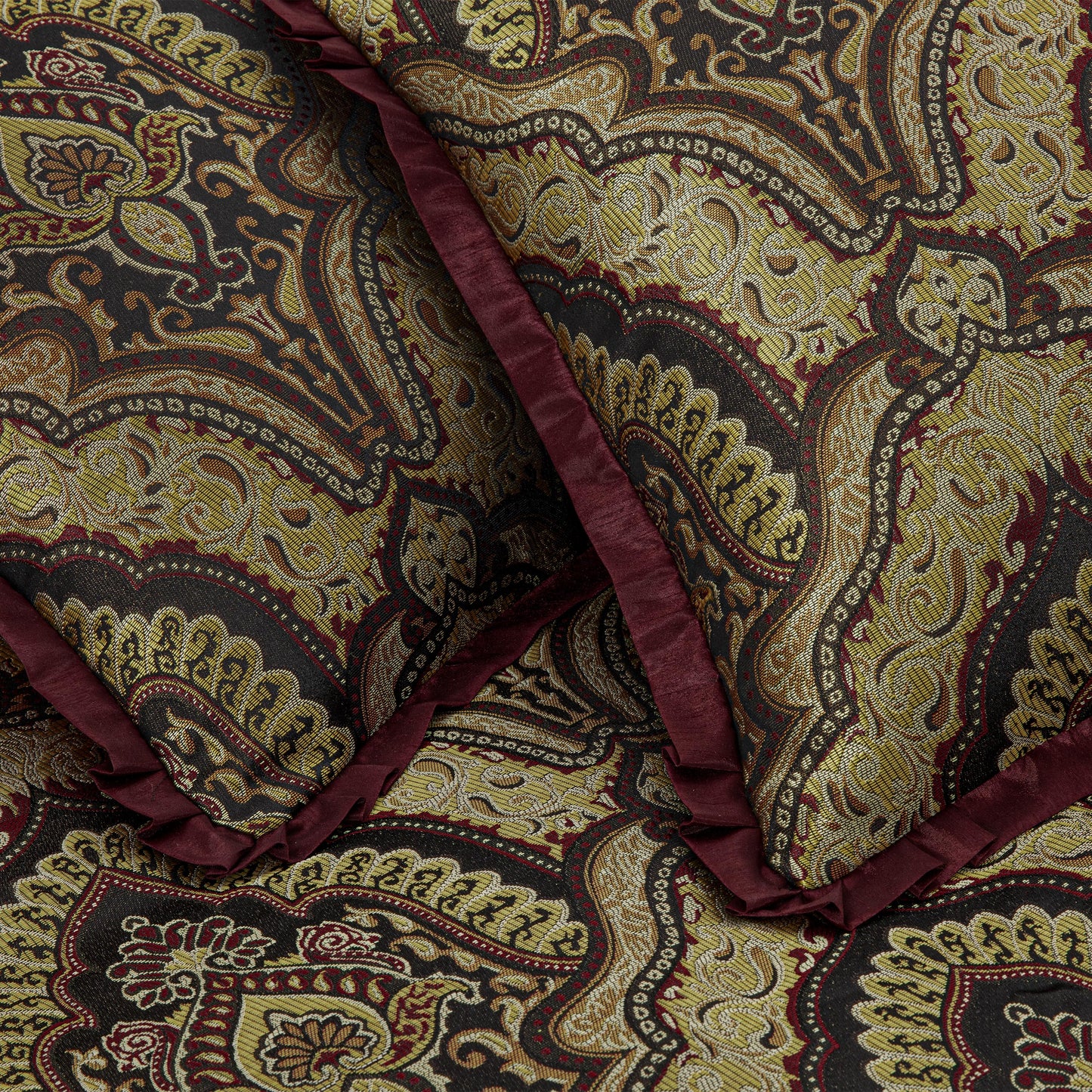 Pierre 7-Piece Medallion Paisley Jacquard Comforter Set