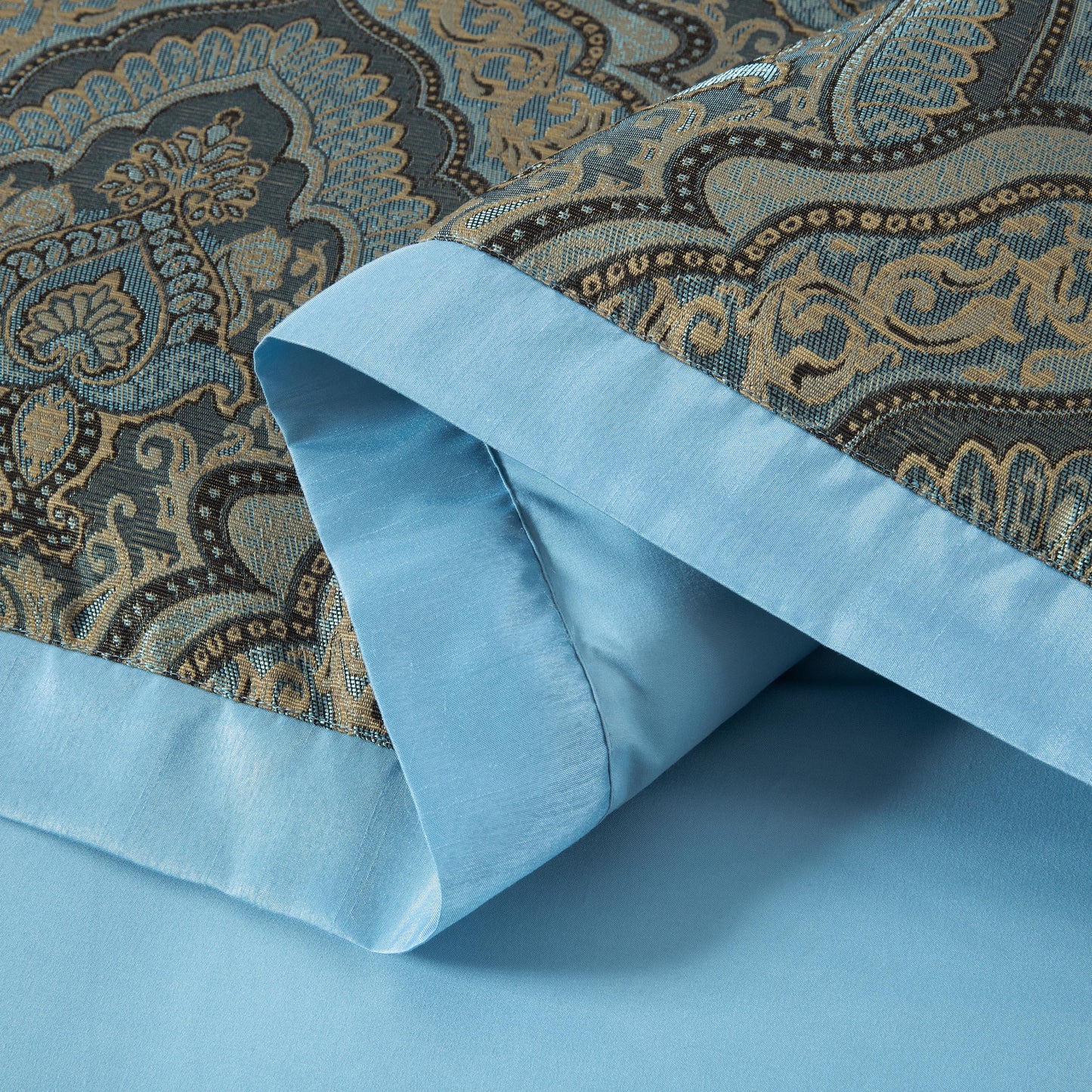 Pierre 7-Piece Medallion Paisley Jacquard Comforter Set