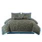 Pierre 7-Piece Medallion Paisley Jacquard Comforter Set