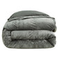 Piers Luxurious Distressed Velvet Duvet Cover Set