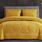 Piper Honeycomb Hexagon Stitch Bed in a Bag Comforter Set