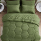 Piper Honeycomb Hexagon Stitch Bed in a Bag Comforter Set