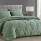 Piper Honeycomb Hexagon Stitch Bed in a Bag Comforter Set