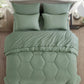 Piper Honeycomb Hexagon Stitch Bed in a Bag Comforter Set