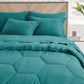 Piper Honeycomb Hexagon Stitch Bed in a Bag Comforter Set