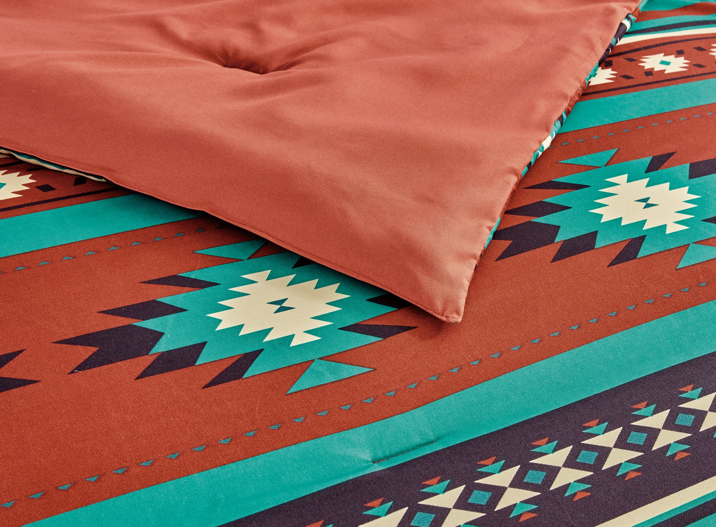 Prescott Southwestern Tribal Multi-Color Comforter Set