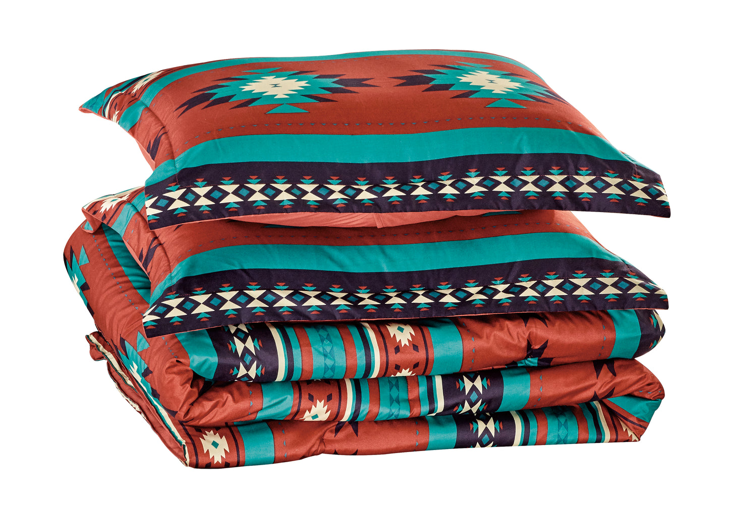 Prescott Southwestern Tribal Multi-Color Comforter Set