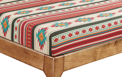 Prescott 4-Piece Southwestern Tribal Multi-Color Sheet Set