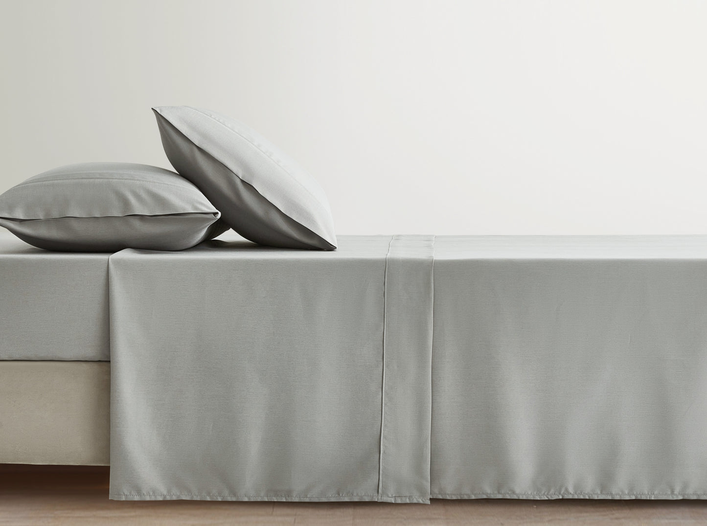 4-Piece Stone Washed Rayon Derived from Bamboo & Polyester Blended Sheet Set