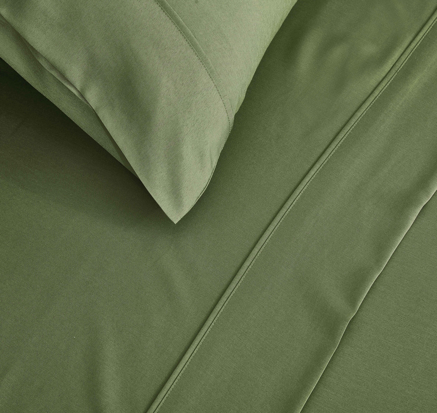 4-Piece Stone Washed Rayon Derived from Bamboo & Polyester Blended Sheet Set