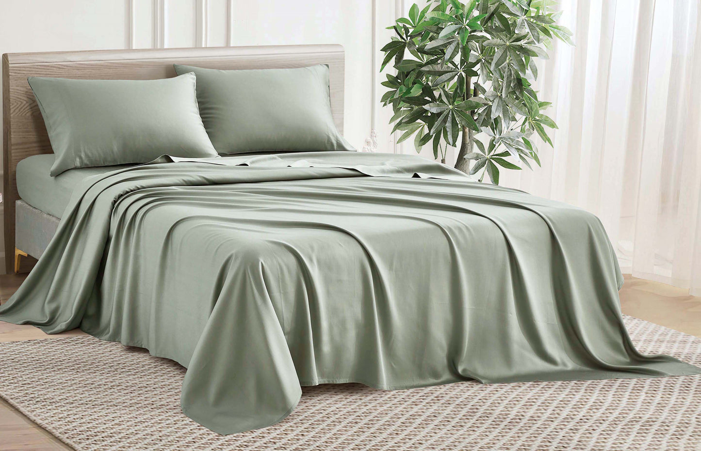 Silky Smooth Tencel Lyocell Bed Sheet Set