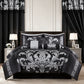 Royale 7-Piece Jacquard Woven Floral Comforter Set