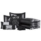 Royale 7-Piece Jacquard Woven Floral Comforter Set