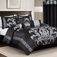 Royale 7-Piece Jacquard Woven Floral Comforter Set