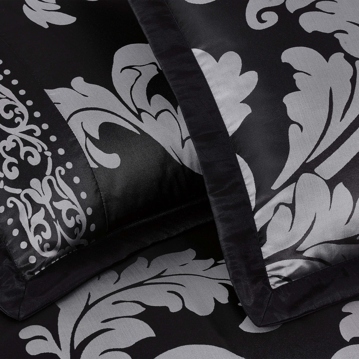 Royale 7-Piece Jacquard Woven Floral Comforter Set