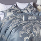 Royale 7-Piece Jacquard Woven Floral Comforter Set