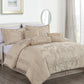 Royale 7-Piece Jacquard Woven Floral Comforter Set