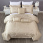 Royale 7-Piece Jacquard Woven Floral Comforter Set