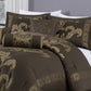 Royale 7-Piece Jacquard Woven Floral Comforter Set