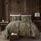 Salem Cabin Lodge Forest Woods Camouflage Quilt Set