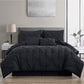 10-Piece Bed in a Bag Pintuck Design Comforter Set - Soft Microfiber Bedding with Sheets, Shams & Decorative Pillow