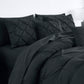 10-Piece Bed in a Bag Pintuck Design Comforter Set - Soft Microfiber Bedding with Sheets, Shams & Decorative Pillow