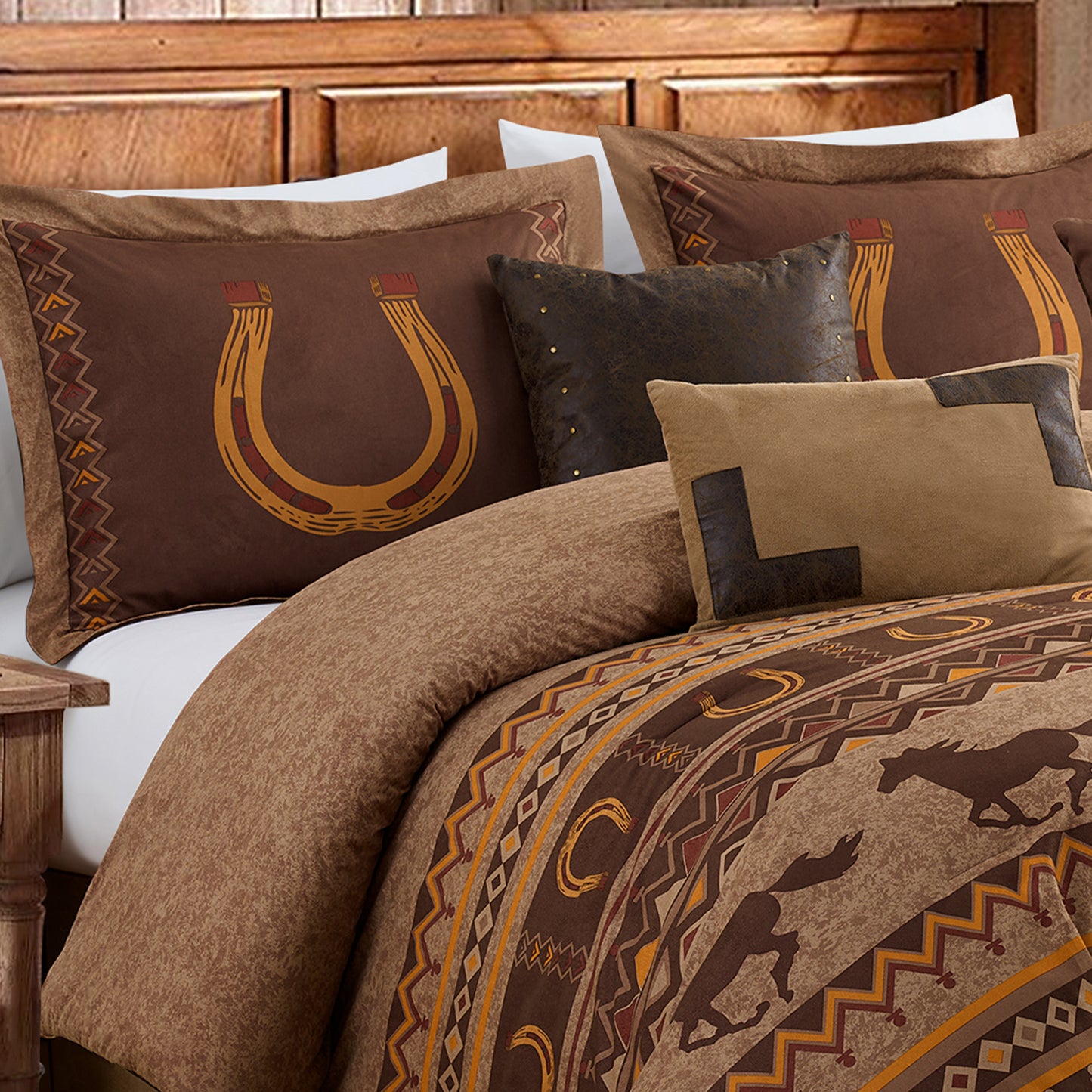 Sedona Southwestern Wild Horses Comforter Set