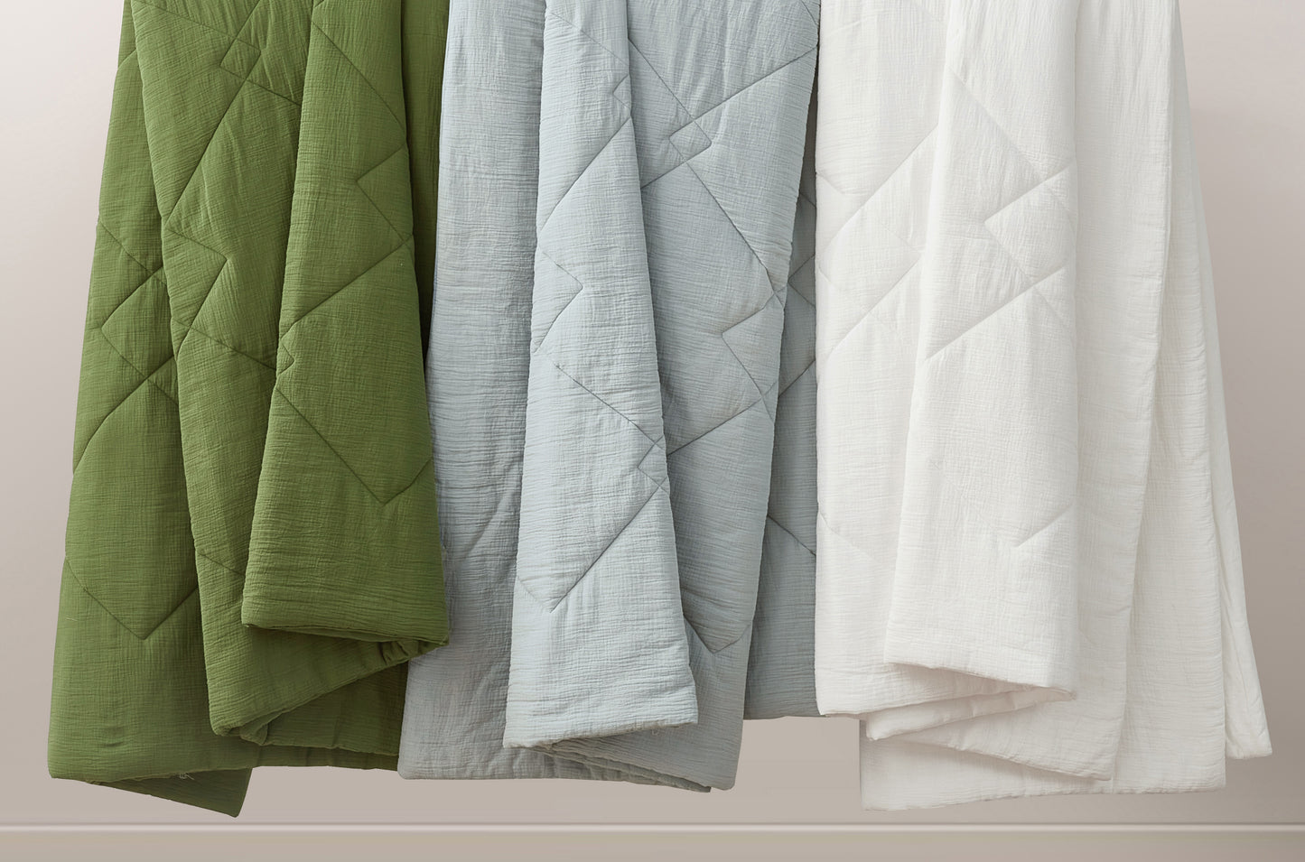 Skye 100% Cotton Gauze Lightweight Summer Thin Comforter Set