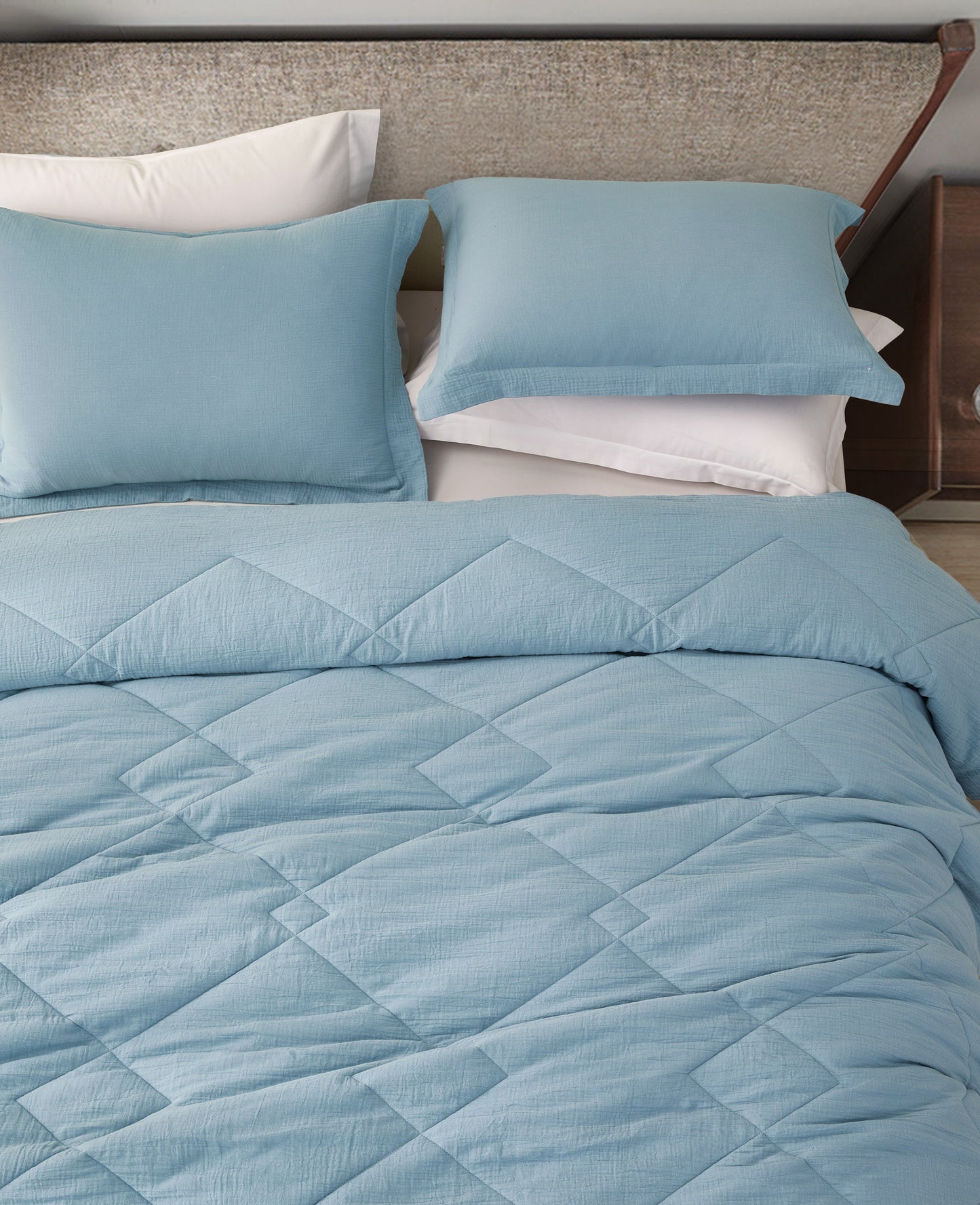 Skye 100% Cotton Gauze Lightweight Summer Thin Comforter Set