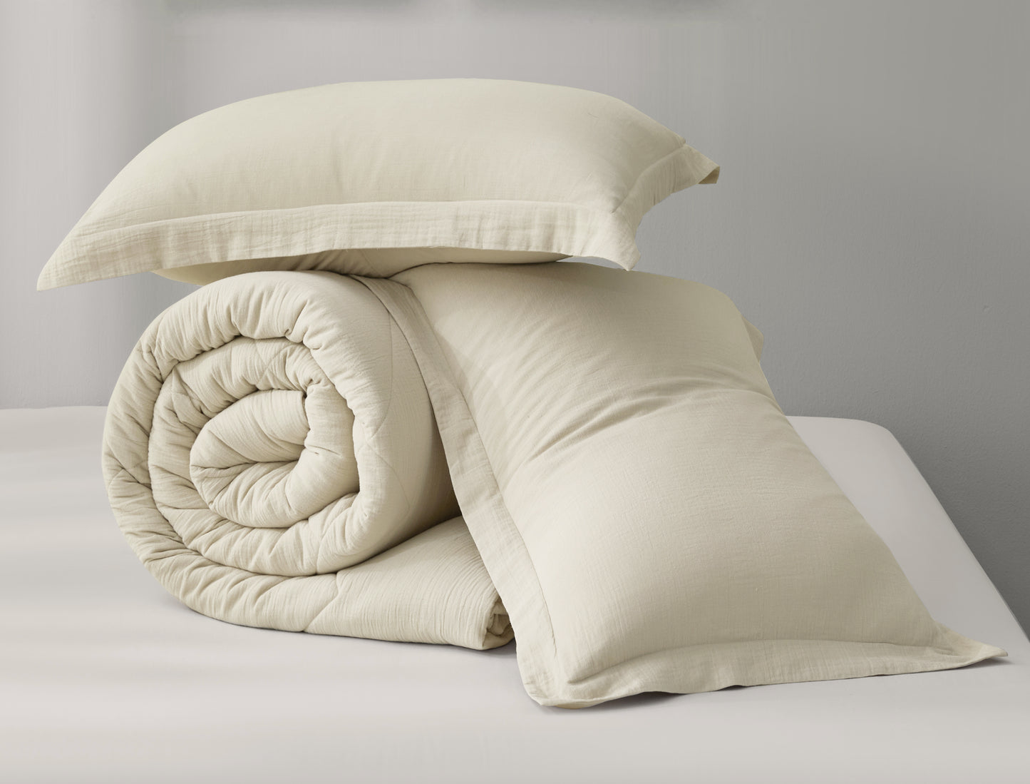 Skye 100% Cotton Gauze Lightweight Summer Thin Comforter Set