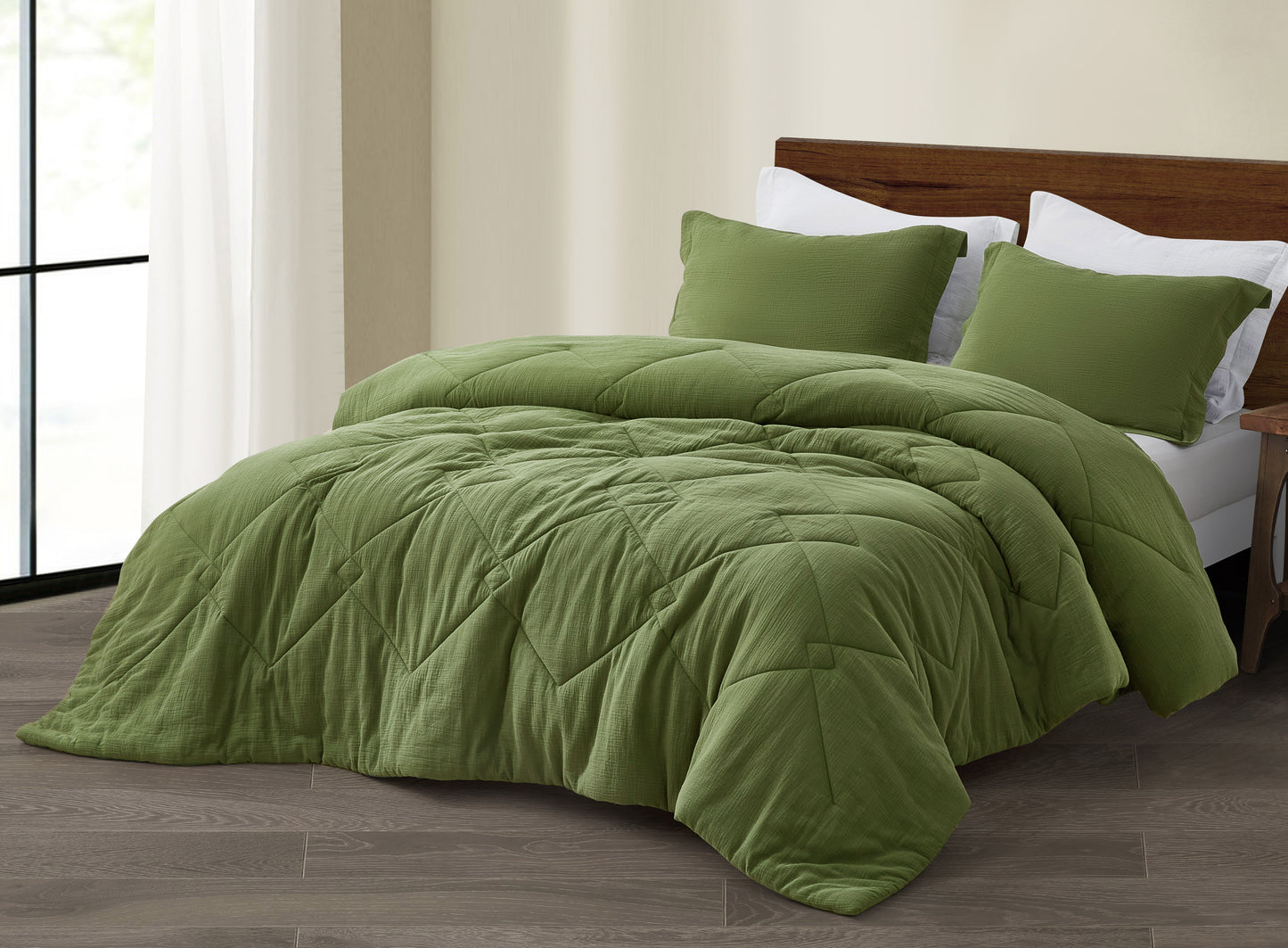 Skye 100% Cotton Gauze Lightweight Summer Thin Comforter Set