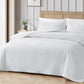 Teo Diamond Stitch Soft Washed Microfiber Quilt Bedspread Set