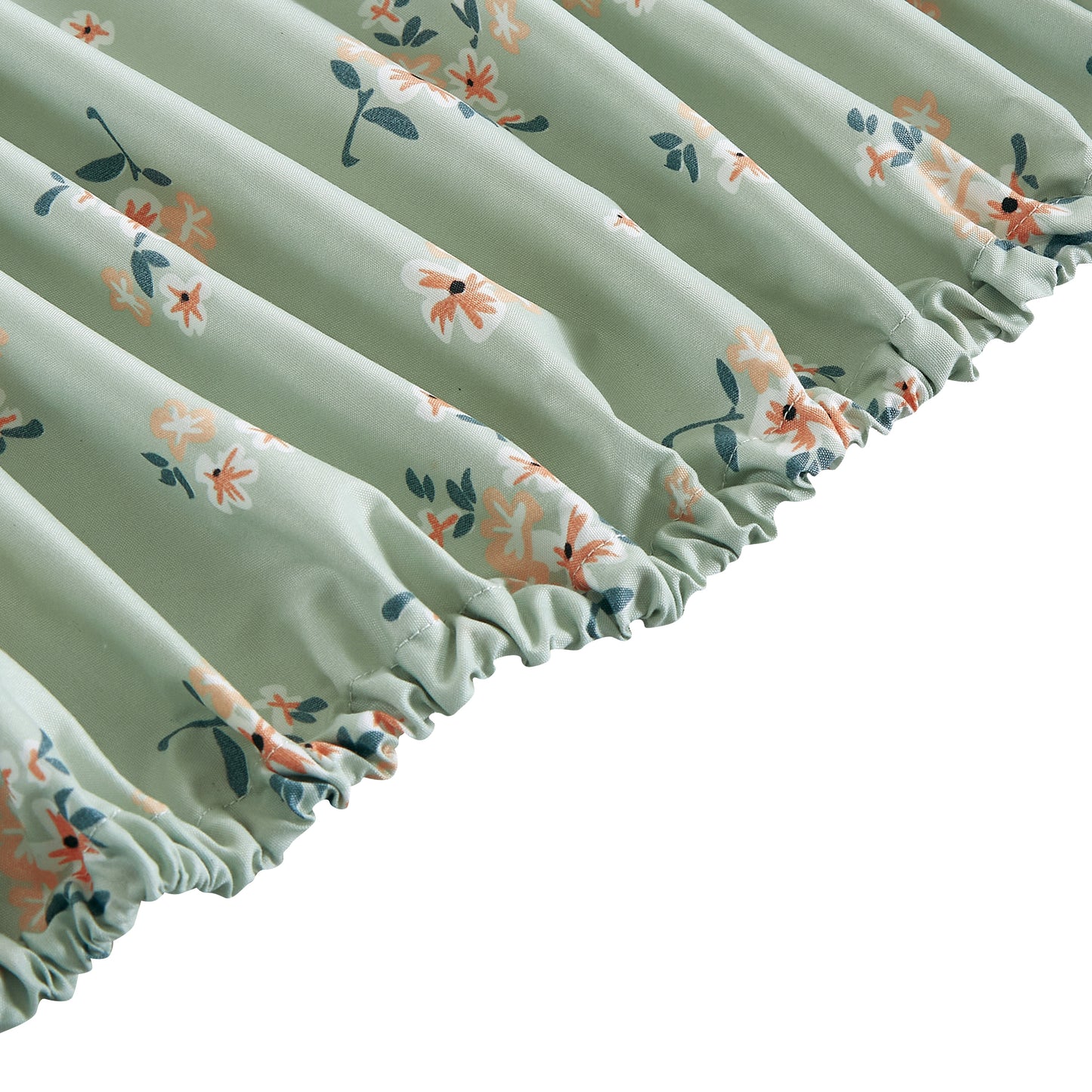 Printed Floral Microfiber Sheet Set with Deep Pocket