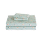 Printed Floral Microfiber Sheet Set with Deep Pocket