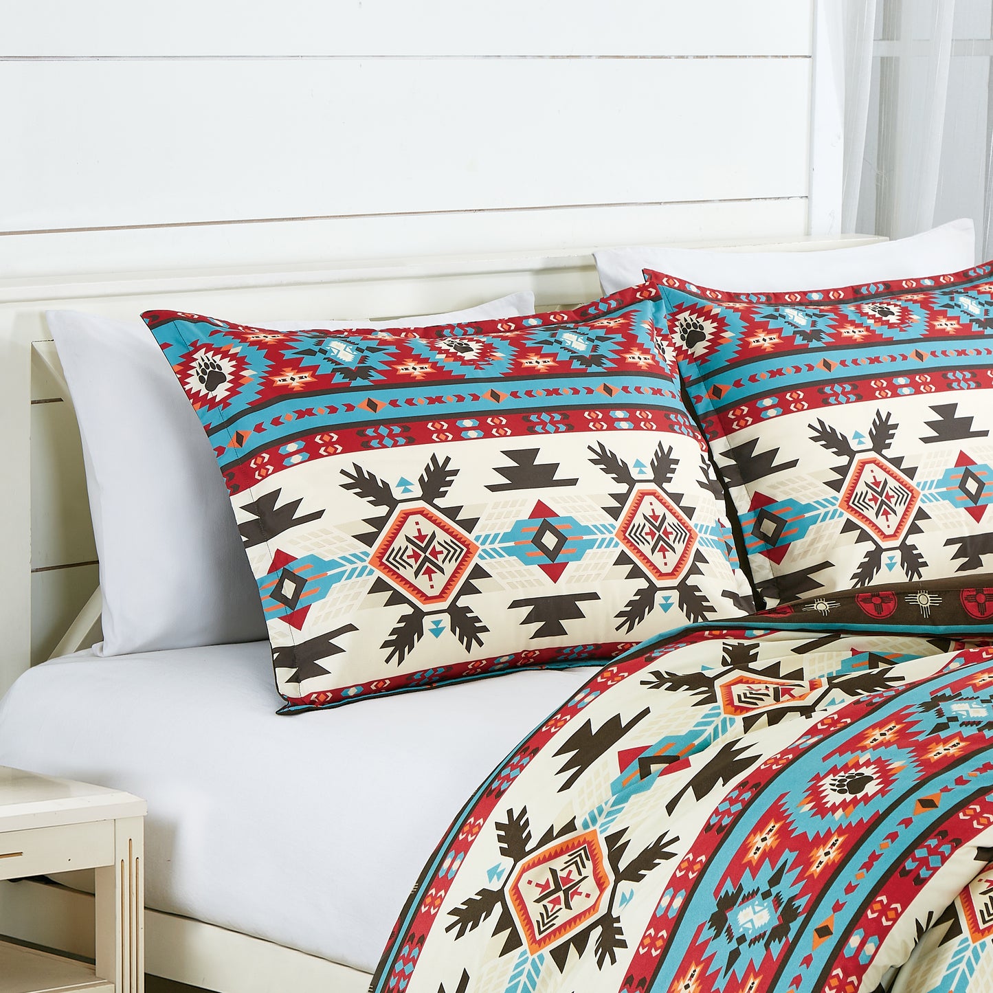 Lodge Inspired Printed Microfiber Comforter Set