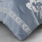 Valor 7-Piece Luxury Jacquard Floral Bed in a Bag Comforter Set