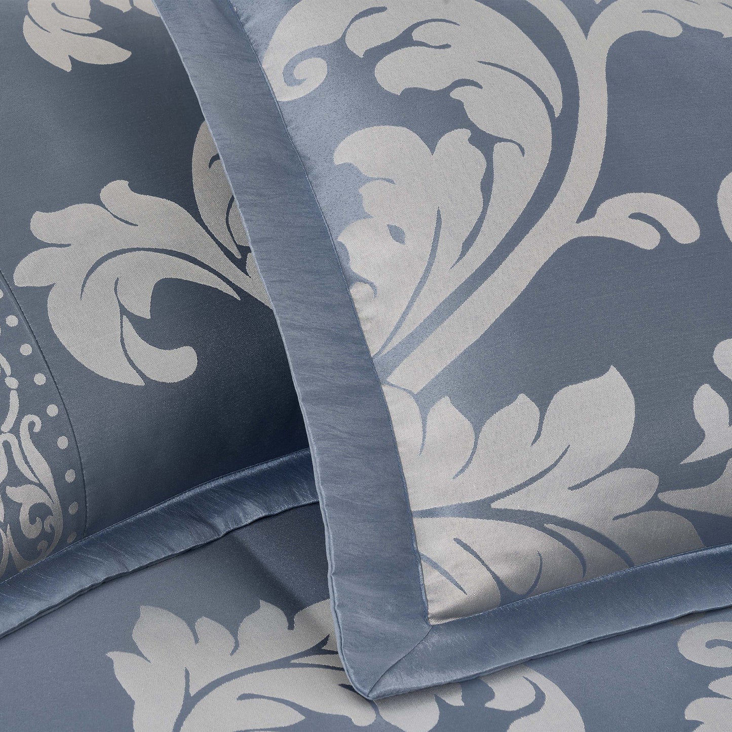 Valor 7-Piece Luxury Jacquard Floral Bed in a Bag Comforter Set