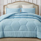 Vero 3-Piece Honeycomb Hexagon Microfiber Comforter Set