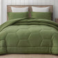 Vero 3-Piece Honeycomb Hexagon Microfiber Comforter Set