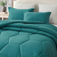 Vero 3-Piece Honeycomb Hexagon Microfiber Comforter Set