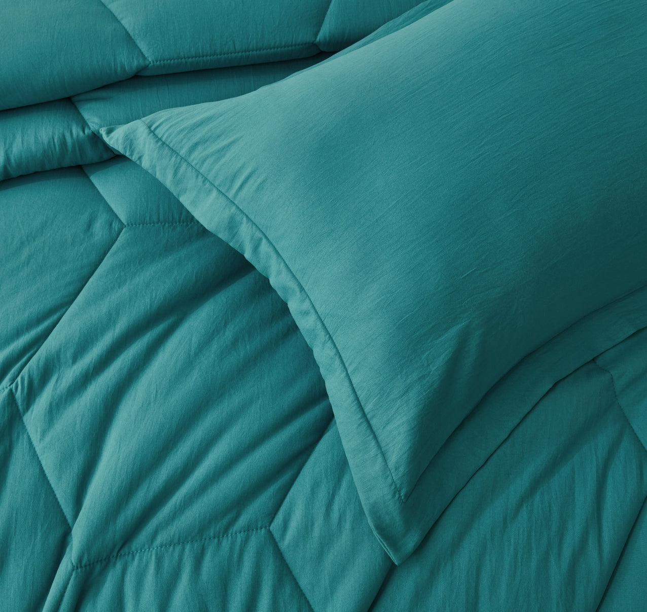 Vero 3-Piece Honeycomb Hexagon Microfiber Comforter Set