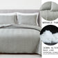 Weaver 3-Piece Zig Zag Microfiber Reversible Coverlet All Season Crinkle Textured Quilt Set