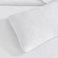 Weaver 3-Piece Zig Zag Microfiber Reversible Coverlet All Season Crinkle Textured Quilt Set