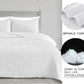 Weaver 3-Piece Zig Zag Microfiber Reversible Coverlet All Season Crinkle Textured Quilt Set
