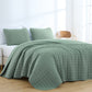 Wilmer 3-Piece Waffle Weave Textured Quilt Set