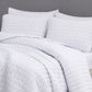 Wilmer 3-Piece Waffle Weave Textured Quilt Set