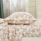 Printed Floral Microfiber Sheet Set with Deep Pocket